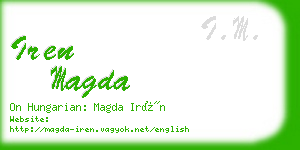 iren magda business card